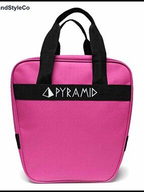 Bowling Tote Bag with Padded Foam Ball Holder for Shoes, 600D Nylon